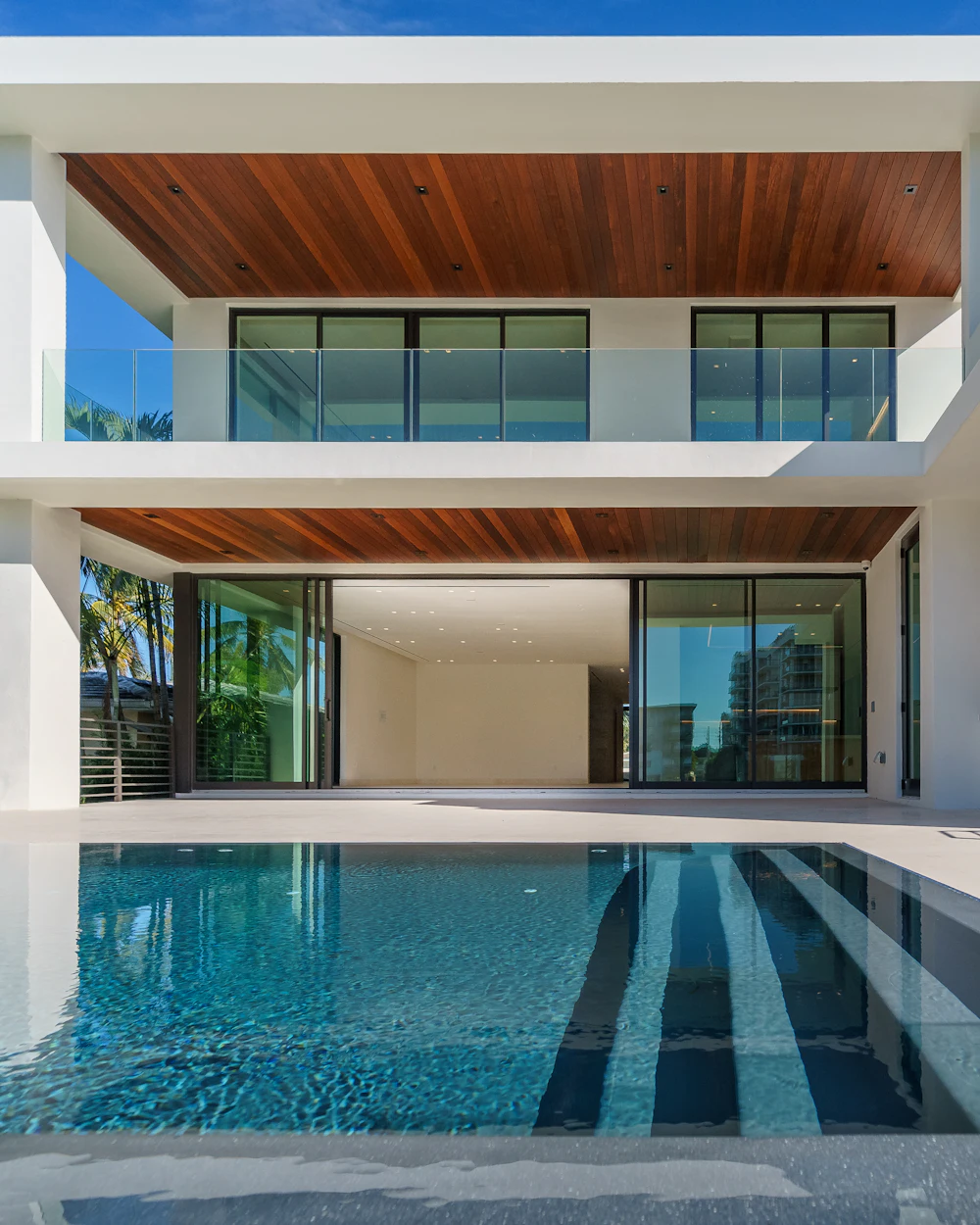 Contemporary luxury villa with pool, typical of Hamilton Portfolio residential developments
